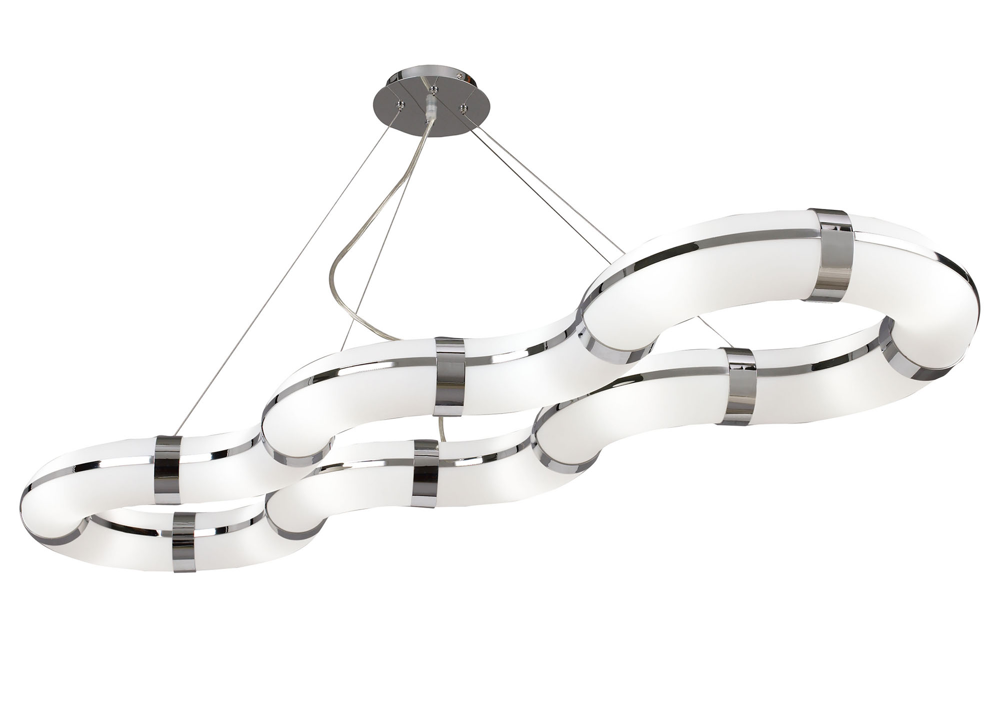 M0647  Guss Rectangular Pendant 12 Light